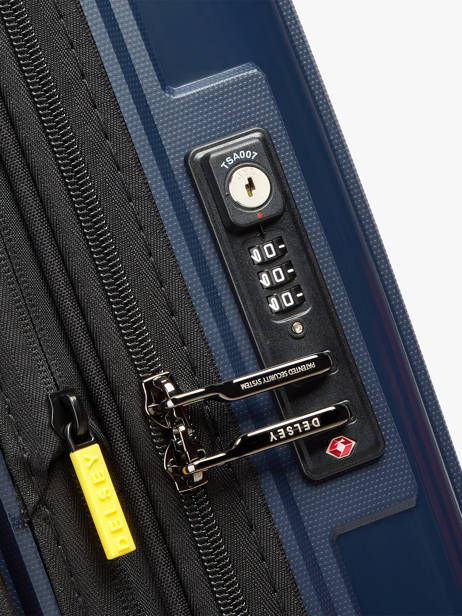 Uitbreidbare Handbagage Delsey Blauw lutece 3802801 ander zicht 1